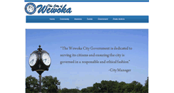 Desktop Screenshot of cityofwewoka.com